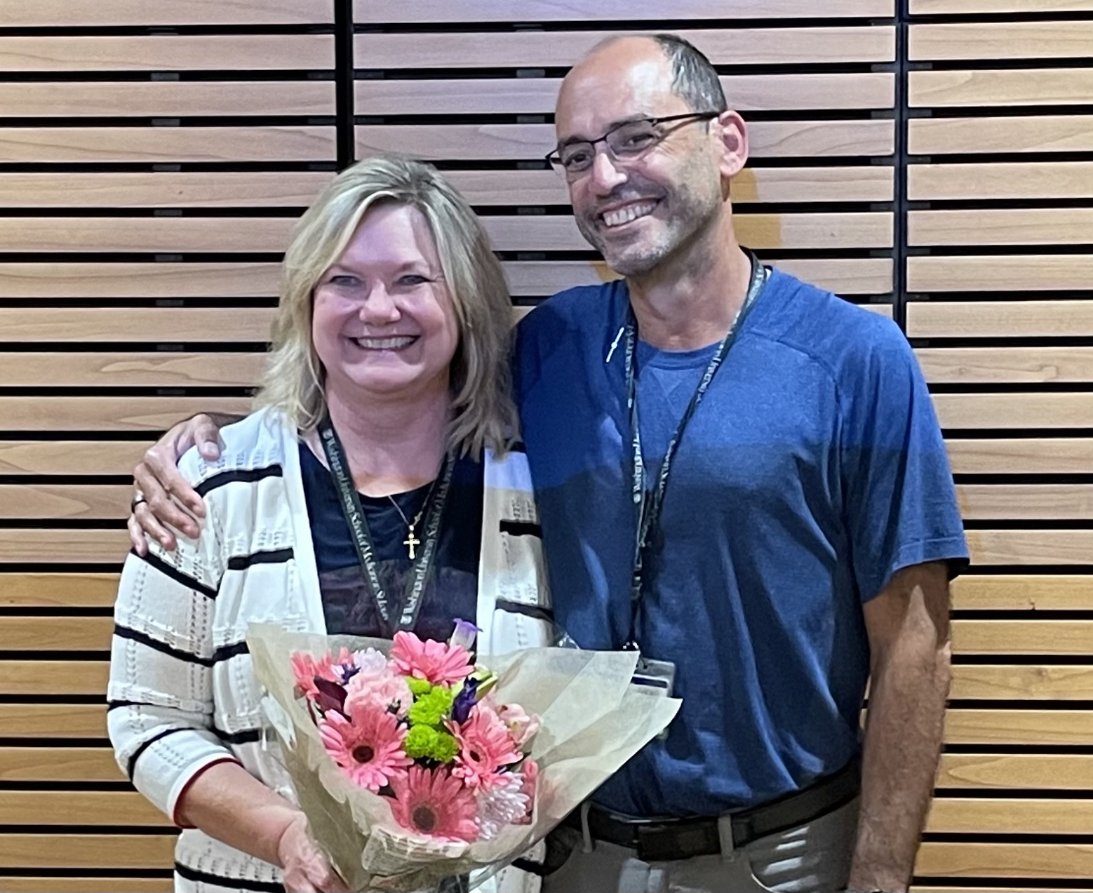 Kathy and Dr. Goldfarb
